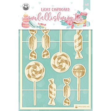 P13 Chipboard Embellishments, Sugar and Spice 02