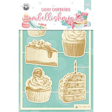 P13 Chipboard Embellishments, Sugar and Spice 03