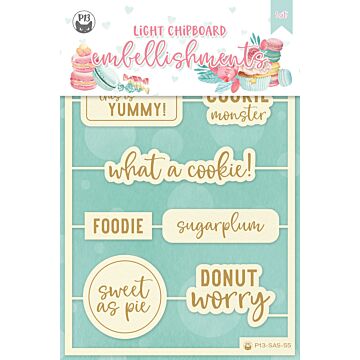 P13 Chipboard Embellishments, Sugar and Spice 07