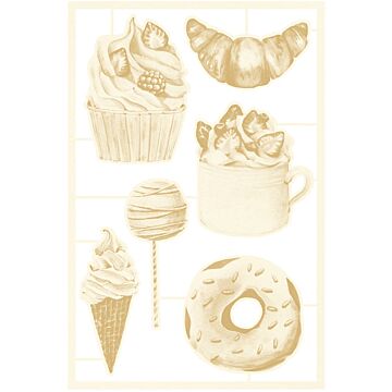 P13 Chipboard Embellishments, Around the Table 02 (6pcs)