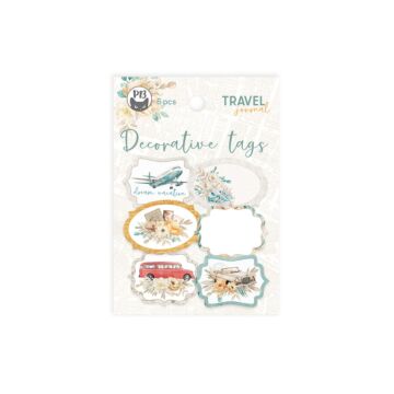 P13 Tag Set, Travel Journal 04 (6pc)