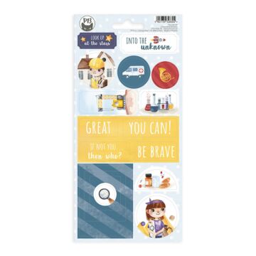 P13 Chipboard Sticker Sheet, You Can Be Anything 02