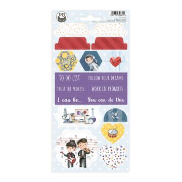 P13 Chipboard Sticker Sheet, You Can Be Anything 03