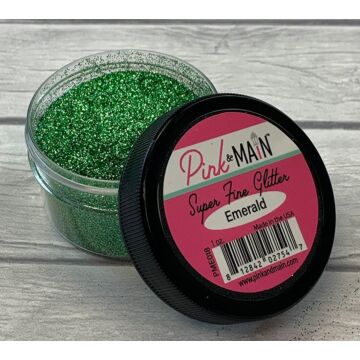 Pink & Main Super Fine Glitter, Emerald