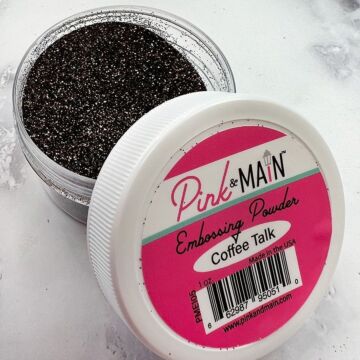 Pink & Main Embossing Powder, Coffee Talk