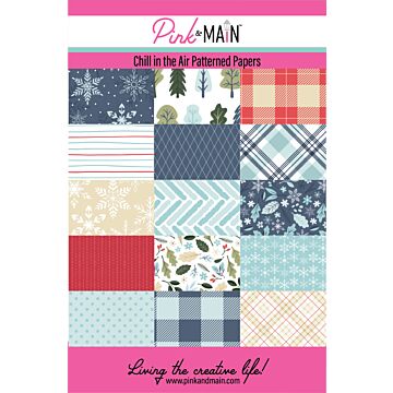 Pink & Main 8.5X5.5 Paper Pack, Chill In The Air Pattern