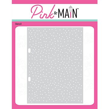 Pink & Main Stencil, Random Dots