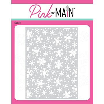 Pink & Main Stencil, Blizzard