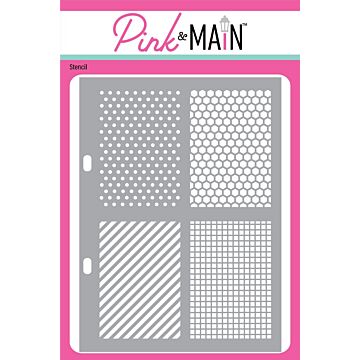Pink & Main Stencil, Rectangle Patterns