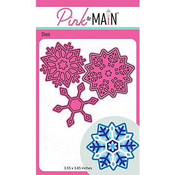 Pink & Main Die, Stacked Snowflake