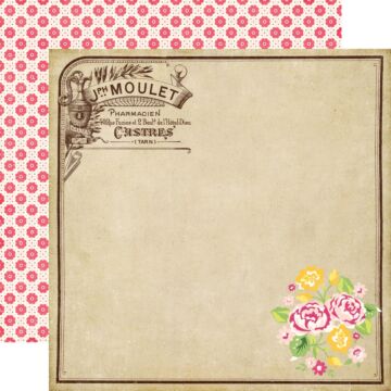 Echo Park Petticoats: Elegant Labels 12x12 Patterned Paper