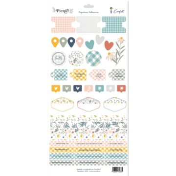 Cocoloko Adhesive Stickers 6"x12" Picnic