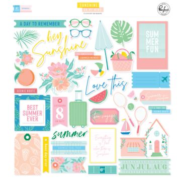 Pinkfresh Studio Ephemera Pack, Sunshine on my Mind