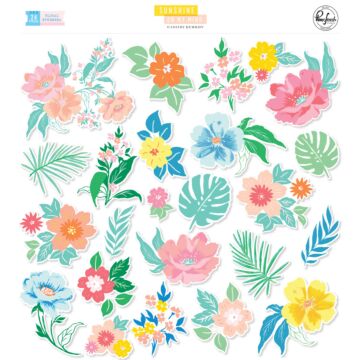 Pinkfresh Studio Floral Ephemera, Sunshine on my Mind