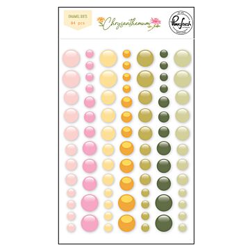 Pinkfresh Studio Enamel Dots, Chrysanthemum