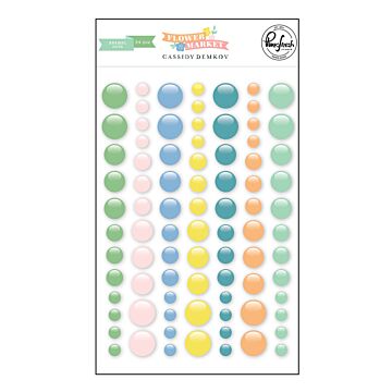 Pinkfresh Studio Enamel Dots, Flower Market