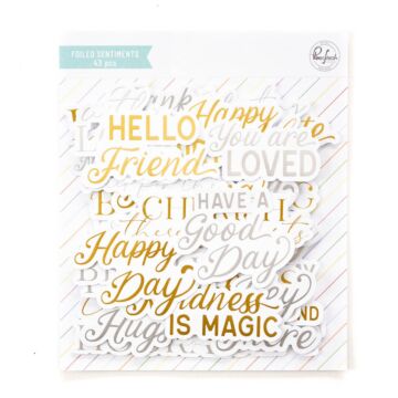 Pinkfresh Studio Foiled Sentiments, 05