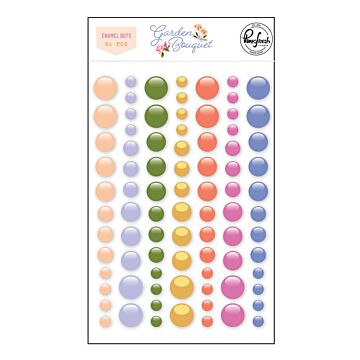 Pinkfresh Studio Enamel Dots, Garden Bouquet