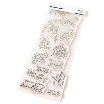 Pinkfresh Studio Clear Stamp, Vines & Roses