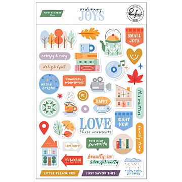 Pinkfresh Studio Ordinary Joys Puffy Stickers
