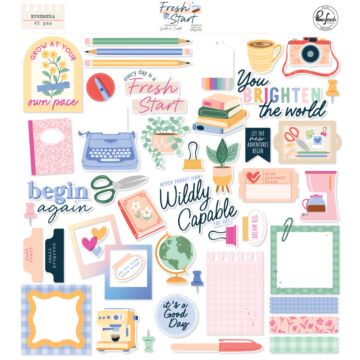 Pinkfresh Studio Fresh Start Ephemera