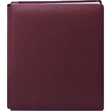 Pioneer Photo Albums 8.5X11 Bonded Leather Family Treasures Scrapbook, Burgundy