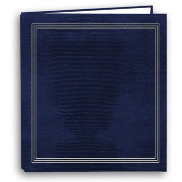 Pioneer Photo Albums 8.5X11 3-Ring Scrapbook, Navy Blue