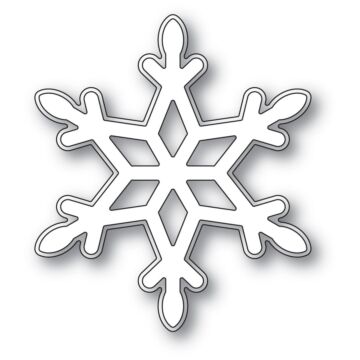 Poppystamps Die, Diamond Snowflake