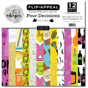 WILD WHISPER - JENN AGUILAR POUR DECISIONS - DOUBLE 12X12 PAPER PACK
