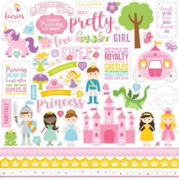 Echo Park - Perfect Princess Element Sticker