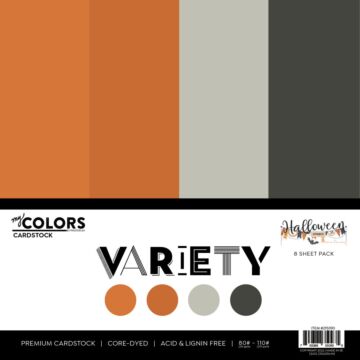 Photo Play Paper 12X12 Cardstock Variety Pack, Halloween Junque (8 Sheets)