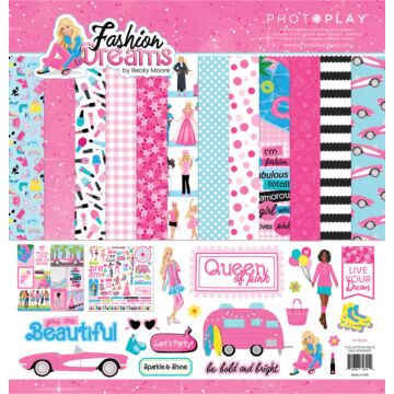 Photo Play Paper 12X12 Collection Pack, Fashion Dreams