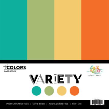 Photo Play Paper 12X12 Cardstock Variety Pack, Salt & Sea (8 Sheets)