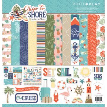 PhotoPlay 12X12 Collection Pack, Ship to Shore