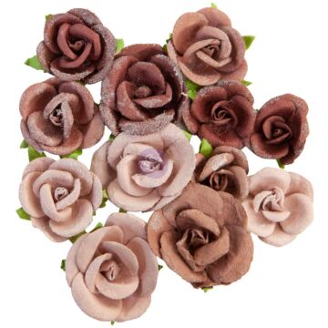 Prima Marketing Mulberry Paper Flowers Sahara/Golden Desert