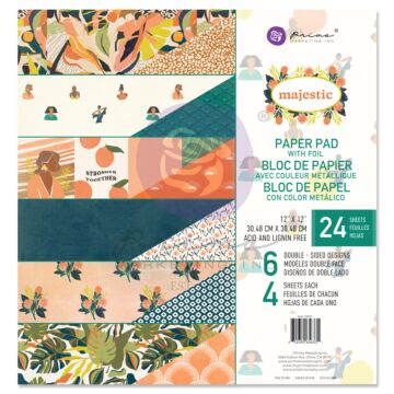 Prima 12X12 Paper Pad, Majestic