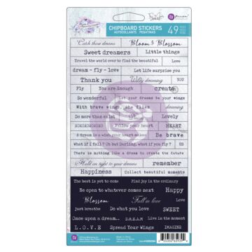 Prima Chipboard Stickers, Aquarelle Dreams