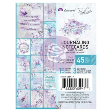 Prima 3X4 Journaling Cards, Aquarelle Dreams