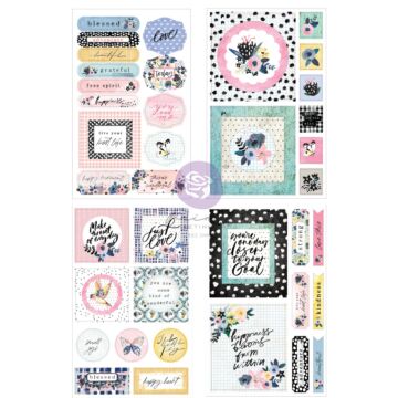 Prima Marketing Stickers & Cut Outs, Spring Abstract