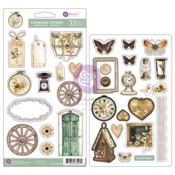 Prima Chipboard Stickers, In The Moment
