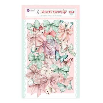 Prima Ephemera, Cherry Sweet - Bows & Butterflies