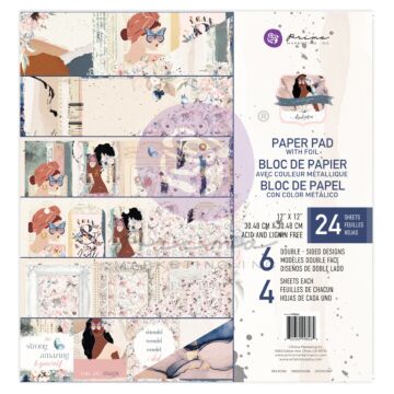 Prima 12X12 Paper Pad, Indigo