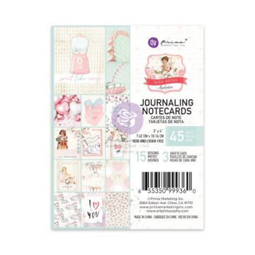 Prima 3X4 Journaling Cards, Love Notes