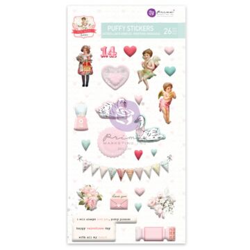 Prima Puffy Stickers, Love Notes