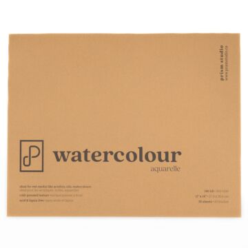 Pre-Order Prism Studio Watercolour Paper Pad, 11" x 14" - Cold Pressed 140lb (Glue Bound)