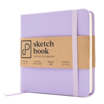 Pre-Order Prism Studio Sketch Book, 12cm x 12cm, Dreamy Lilac