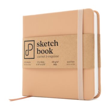 Pre-Order Prism Studio Sketch Book, 12cm x 12cm, Desert Sand (White Pages)