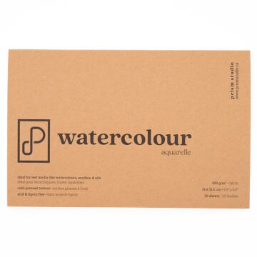 Pre-Order Prism Studio Watercolour Pad, 5.5" x 8.5", (Glue-Bound at Top)