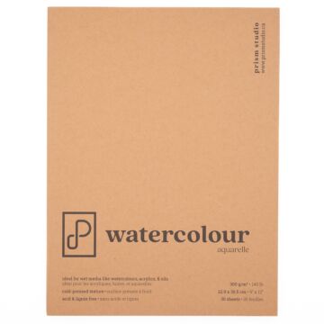 Pre-Order Prism Studio Watercolour Pad, 9" x 12", (30 sheets)