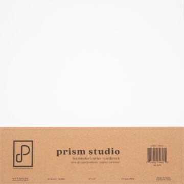 Pre-Order Prism Studio 12X12 Bookmaker's Cardstock, 80lb - White (25 Sheets)